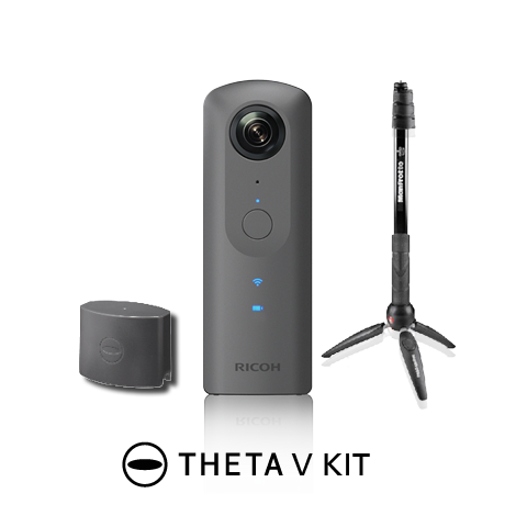 Theta V 360 Advanced Kit (Theta V, TL-1 and Manfrotto Monopod) - Ricoh