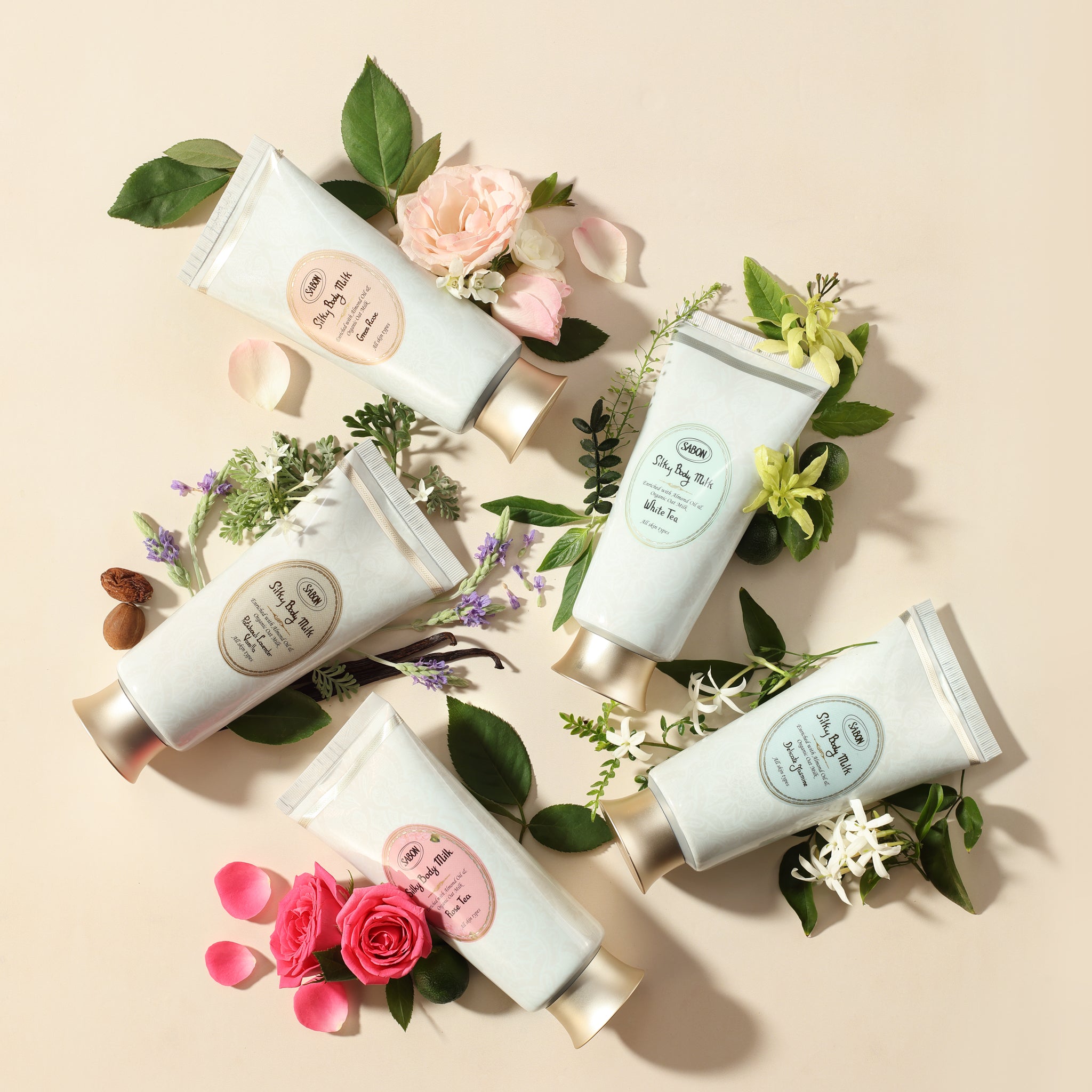 Silky Body Milk White Tea Scent 200mL – SABON