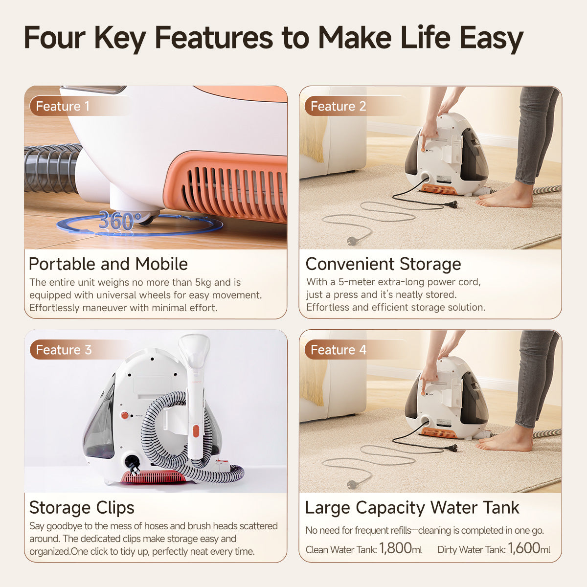 UWANT B100-S Spot Cleaner – UWANT