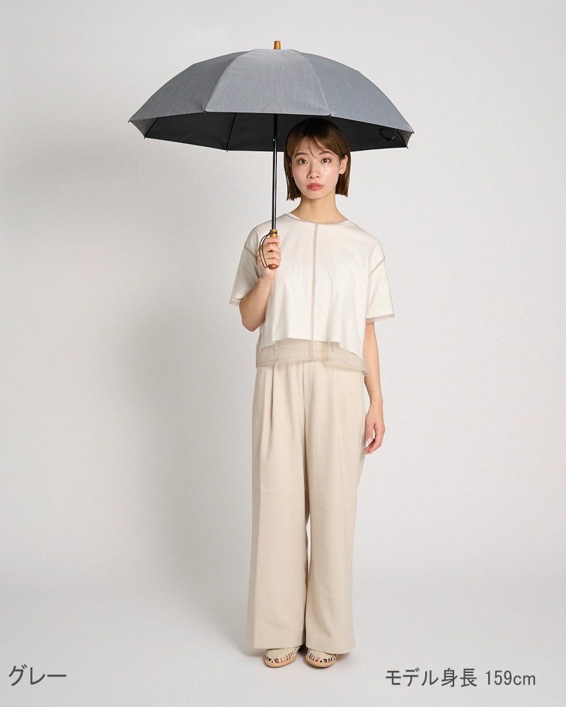 2段折 / フロスト | 完全遮光日傘｜サンバリア100