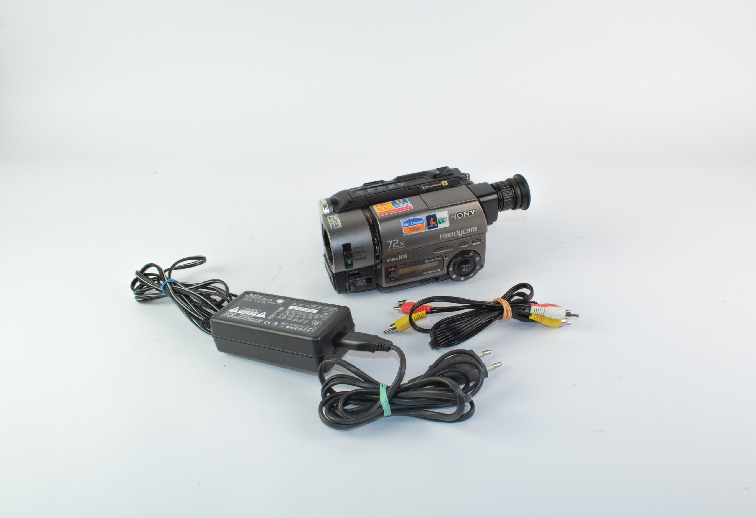 Sony CCD-TR713E (Hi8) (used) – Van Eck Video Services