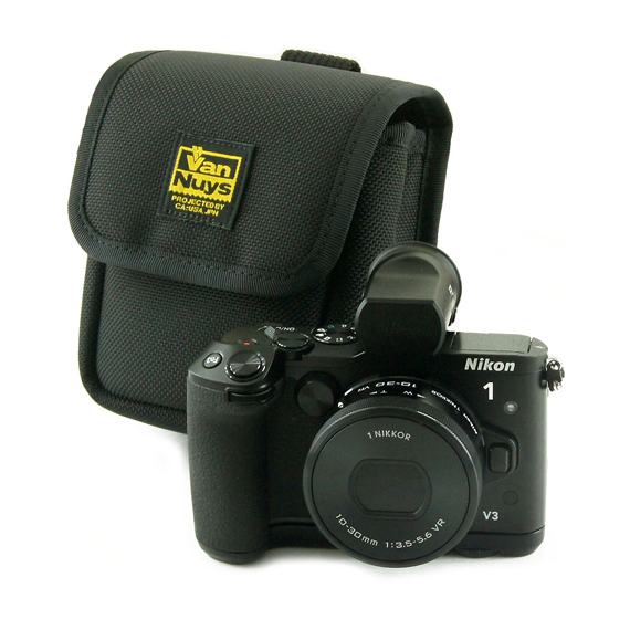 C722：Nikon 1 V3用 縦型キャリングケース／Type-A (帆布のバッグ用