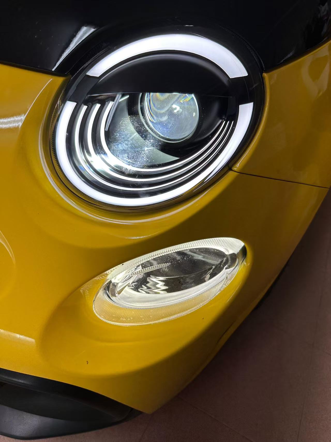 One set of LED headlights for 2012-2019 Fiat 500 500e Abarth North