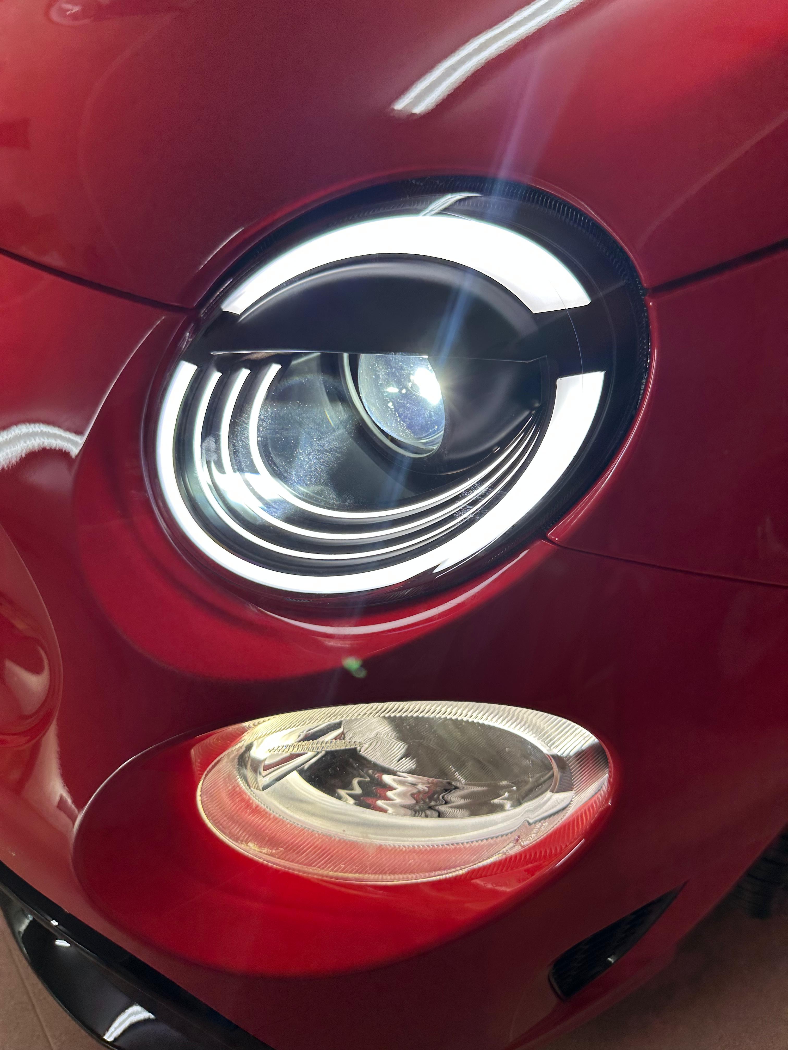 One set of LED headlights for 2012-2019 Fiat 500 500e Abarth North