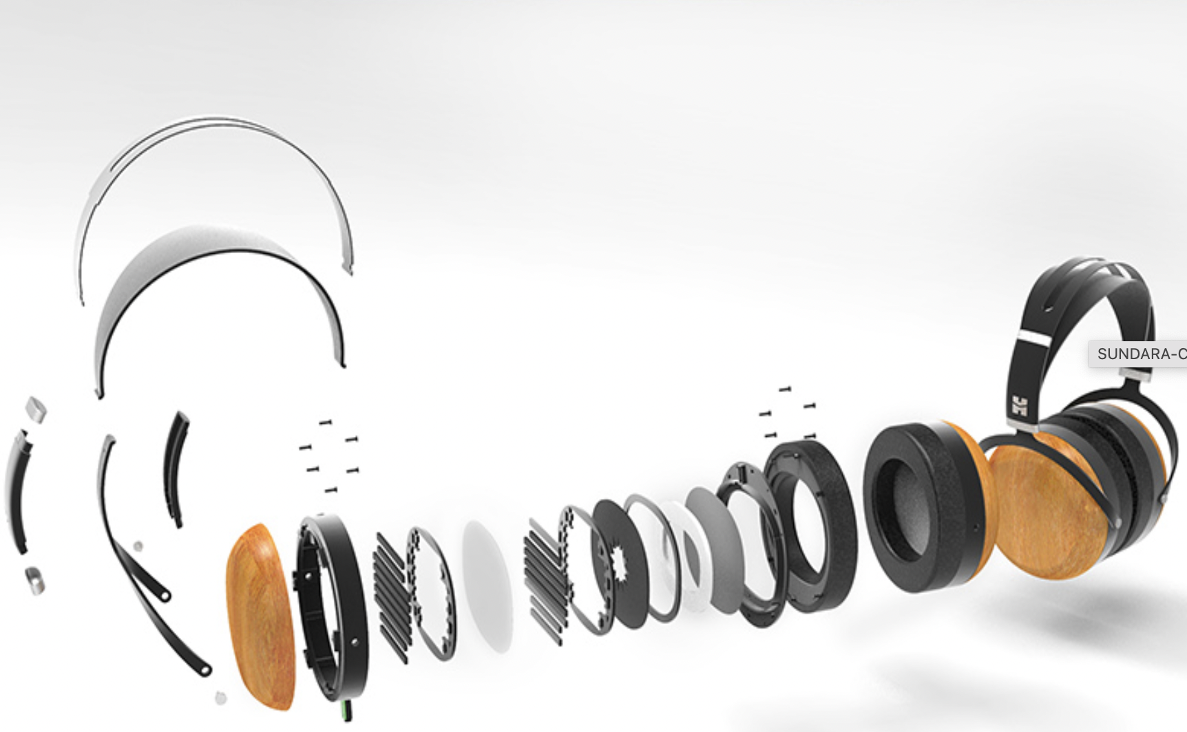 木製イヤカップを備えたSUNDARAの密閉型、HIFIMAN SUNDARA Closed-Back