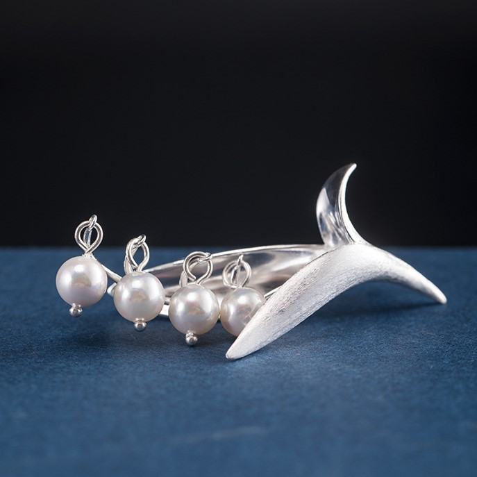 鈴蘭のブローチ すずらん シルバー C003 | オリジナルアクセサリー