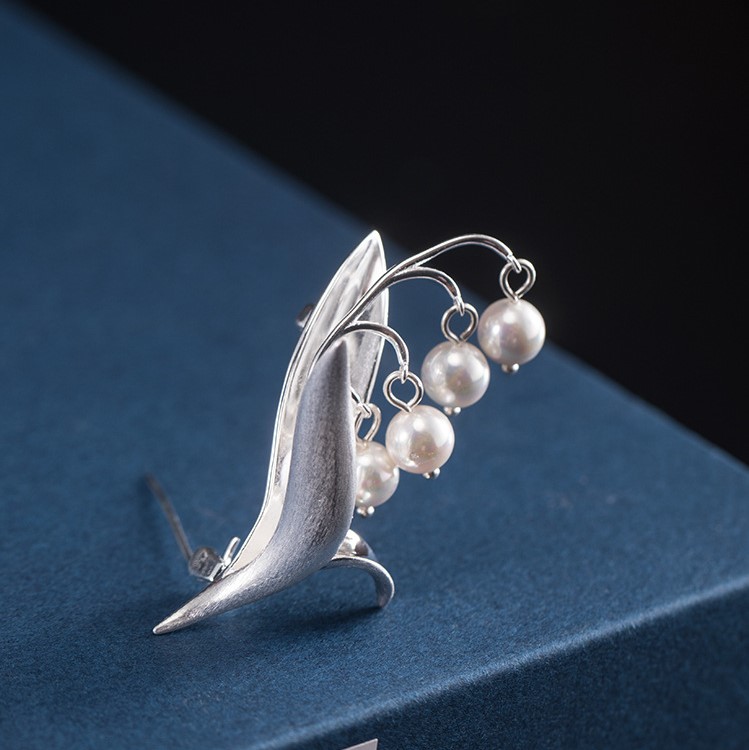 鈴蘭のブローチ すずらん シルバー C003 | オリジナルアクセサリー