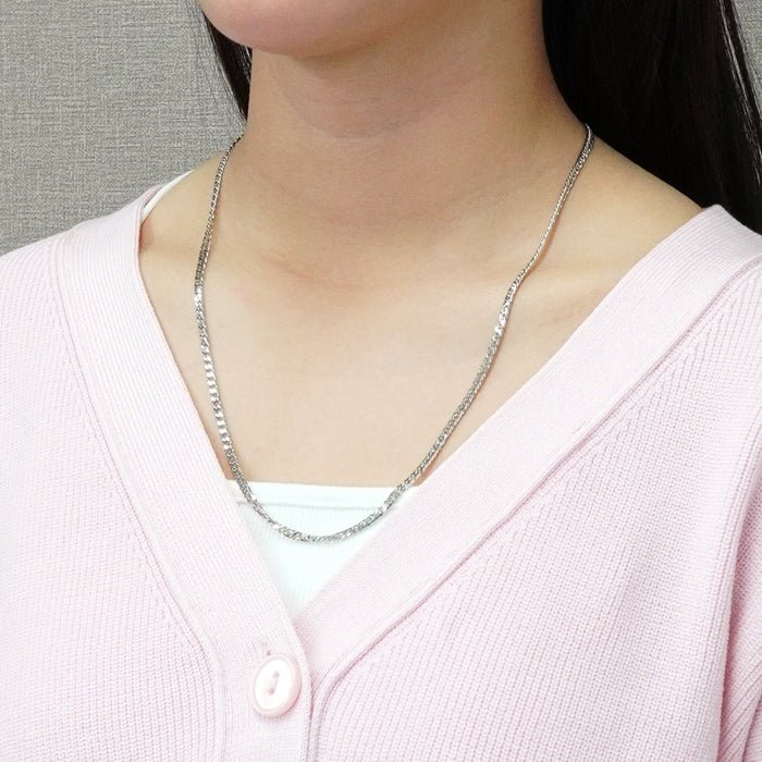 喜平 ネックレス 純プラチナ 55cm 20g ダブル6面 Pt999|K24・Pt1000