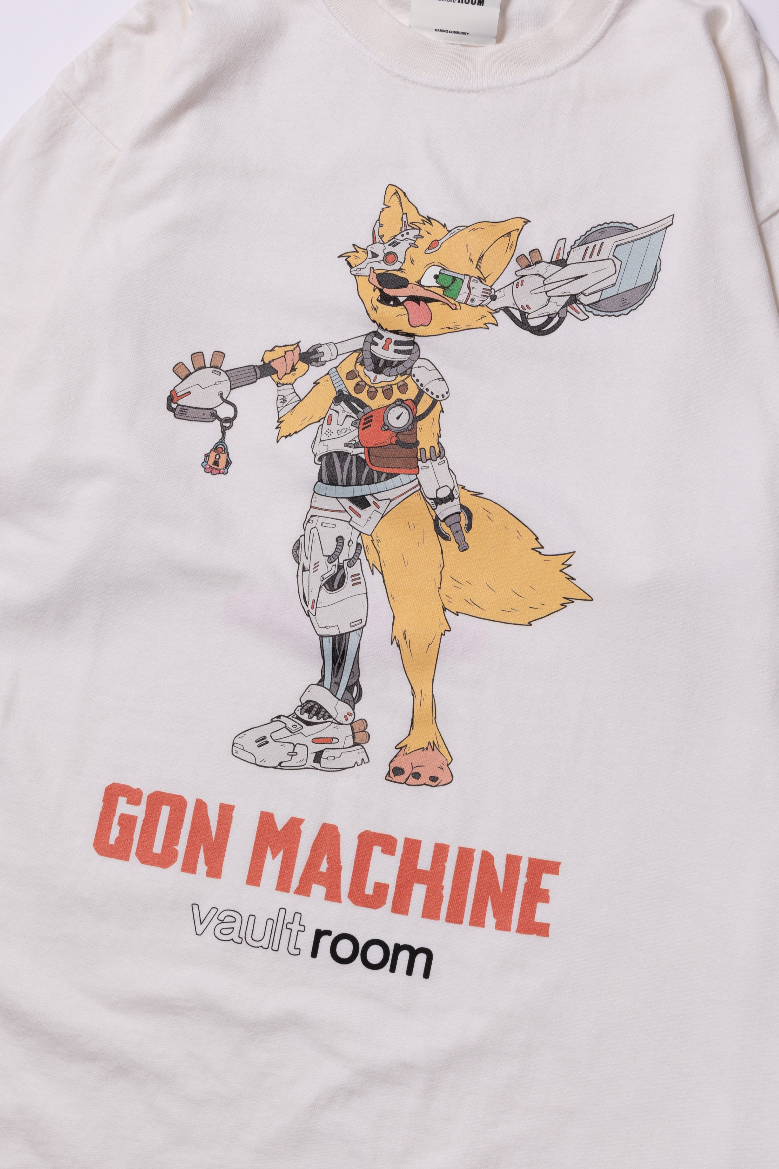 GON MACHINE TEE / OFF WHITE – VAULTROOM