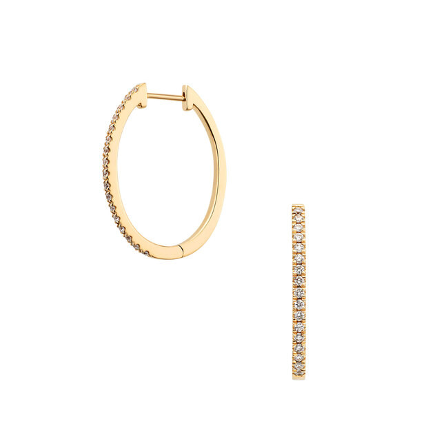 AGVA1210__DI ダイヤモンド フープピアス｜ピアス｜ヴァンドーム青山