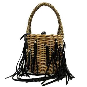 りんごバスケット かごバッグ（2024/12/26買取） - LUDLOW ラドロー