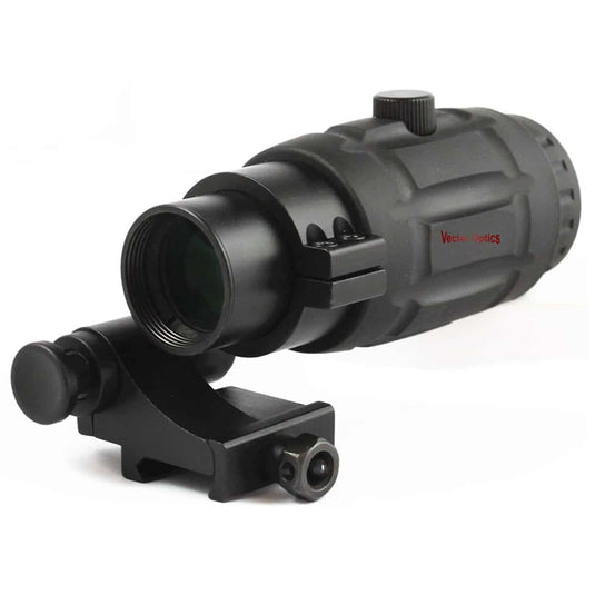Crystal Clear | 3x Red Dot Magnifier w/ Flip Side Quick Release