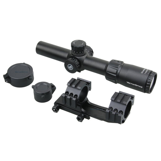1-4x LPVO | Mustang 1-4x24 FFP .22LR Rifle Scope – Vector Optics
