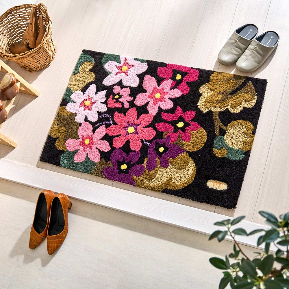 最短・翌日出荷】【ミラ・ショーン】玄関マット 繊細で美しいデザイン