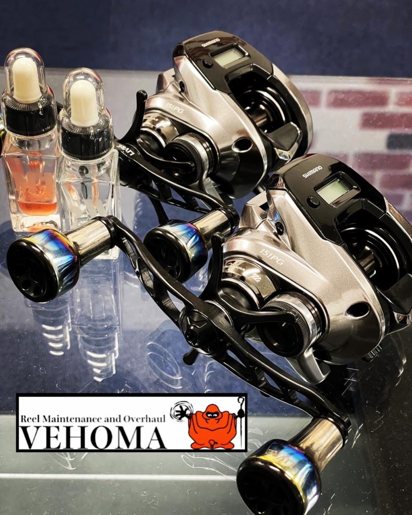 シマノ 18 炎月プレミアム 151PG オーバーホール ウォームシャフトギア