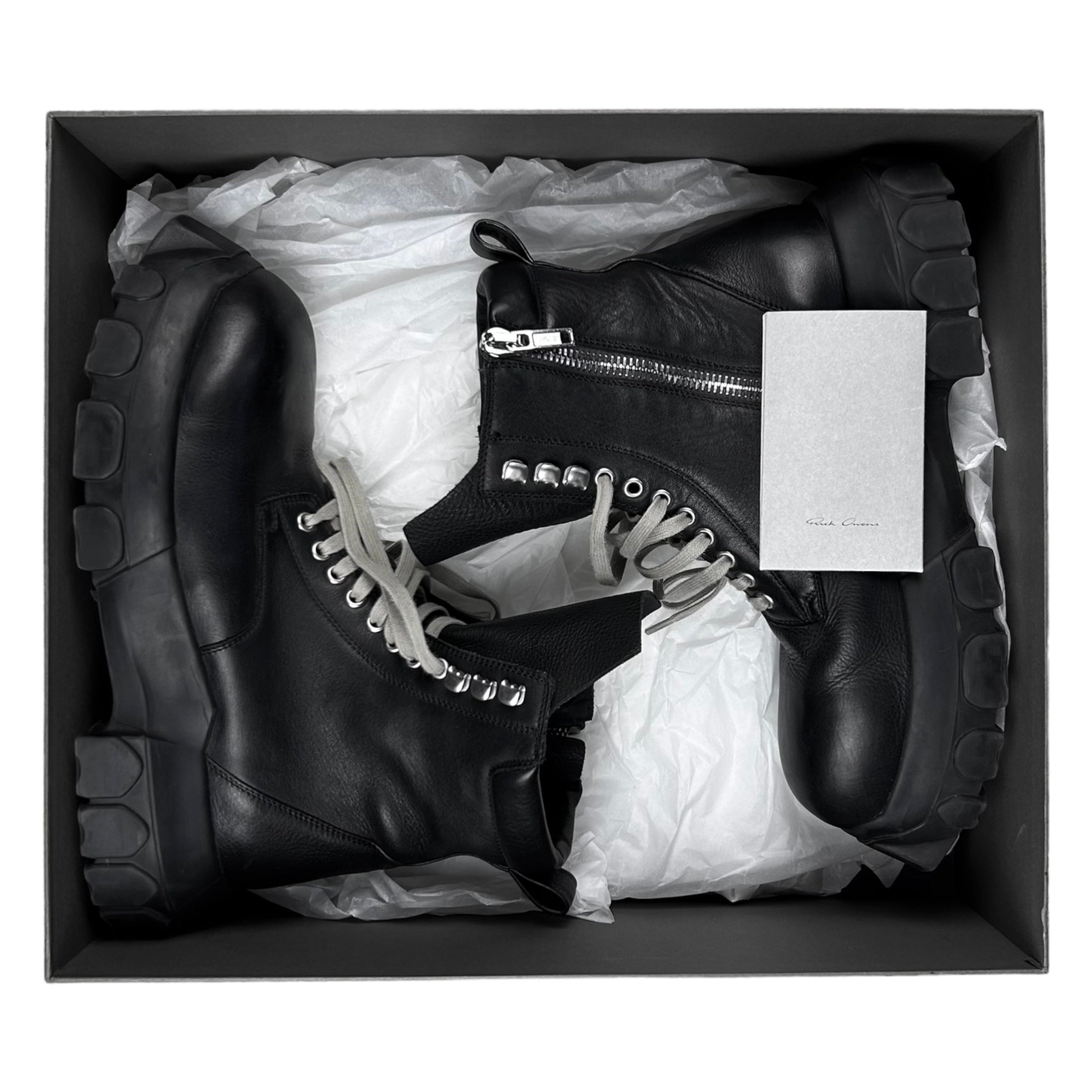 Rick Owens Army Bozo Tractor Boots - AW21 – Vertical Rags