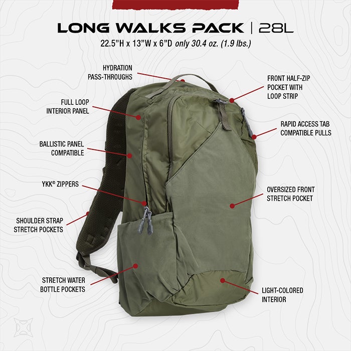 Long Walks Pack 28L | Vertx Official Site