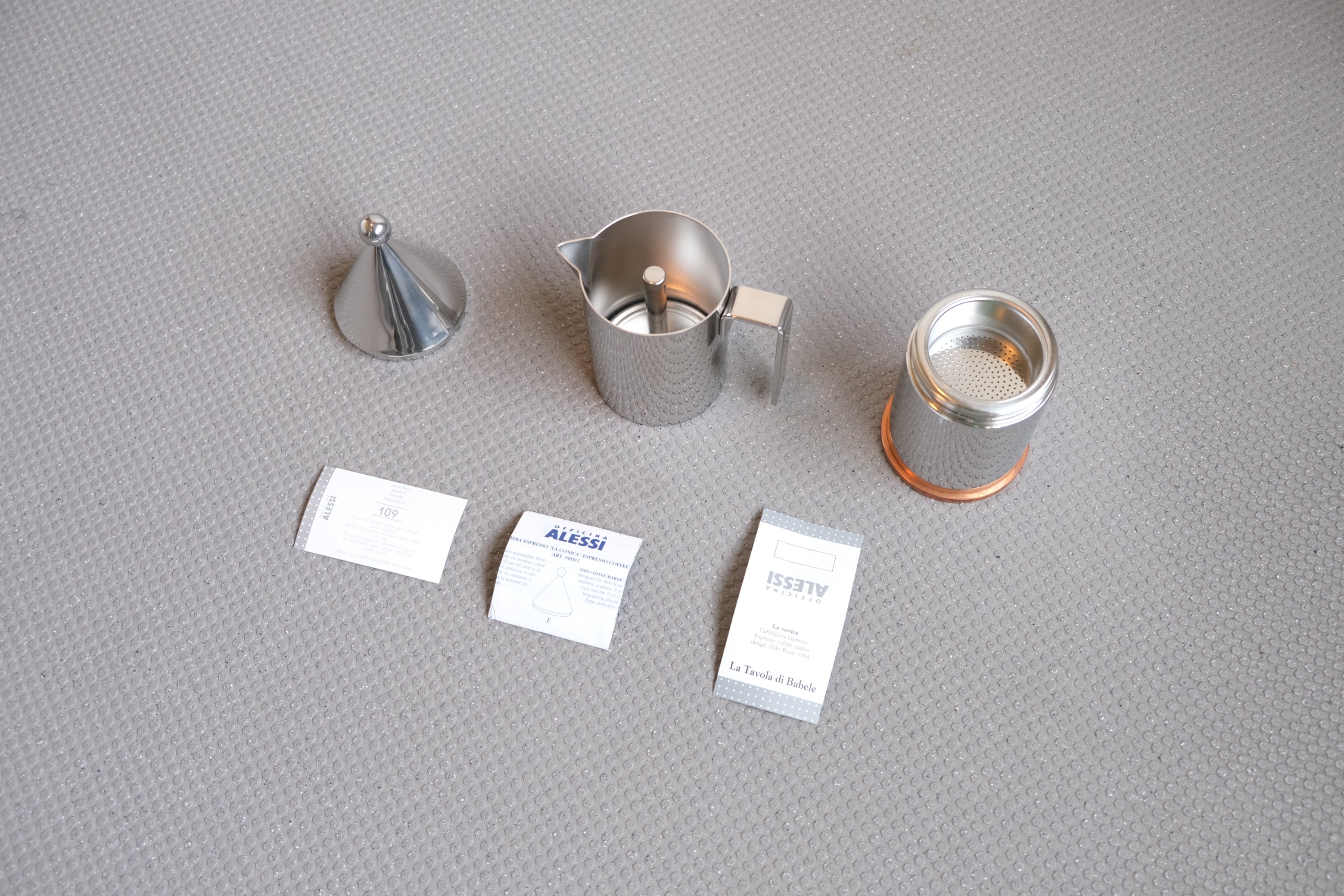 未使用・デッドストック】Alessi アレッシィ Aldo Rossi ラ・コニカ