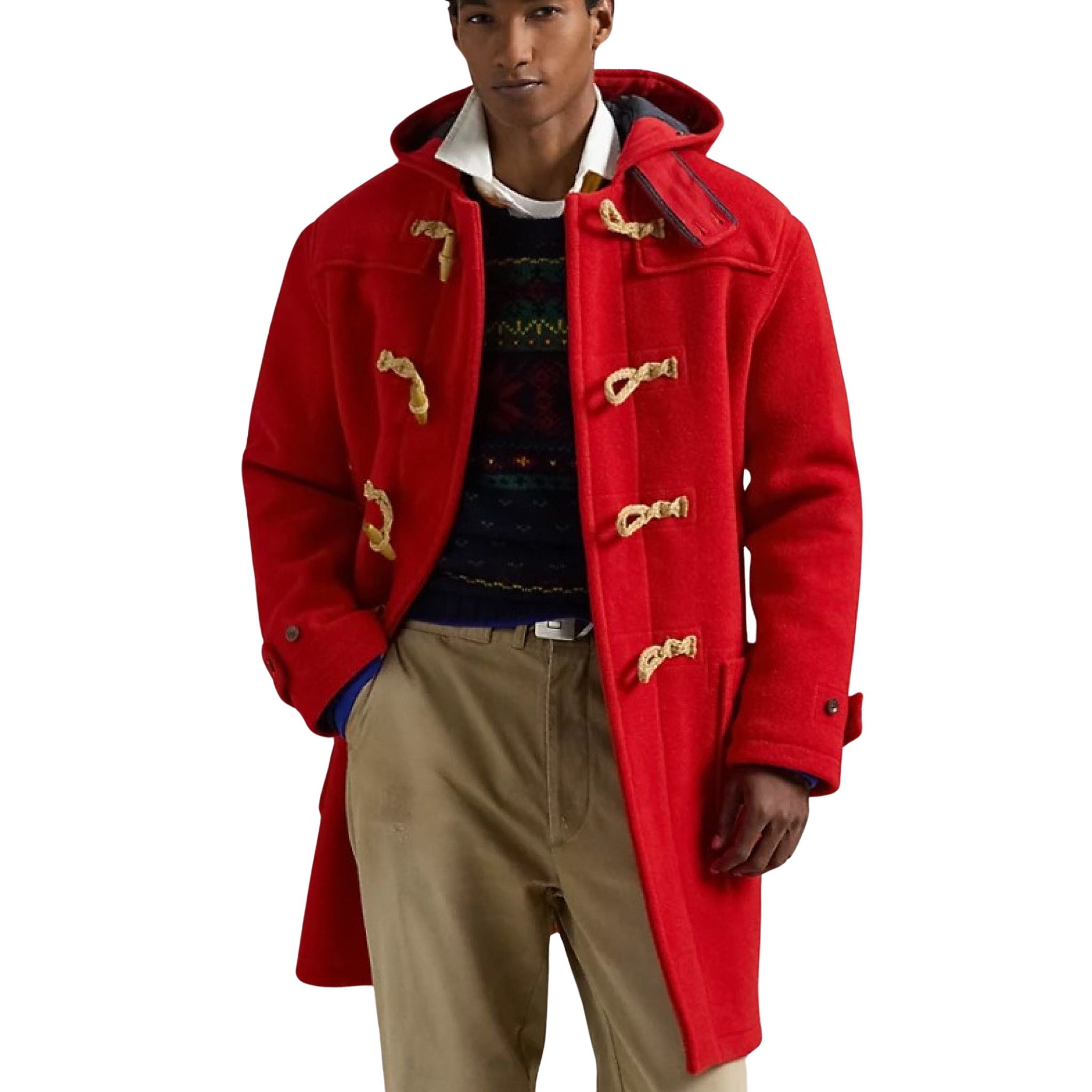 1940's Sewing Pattern: Men's Duffle Coat with Hood - Chest 38