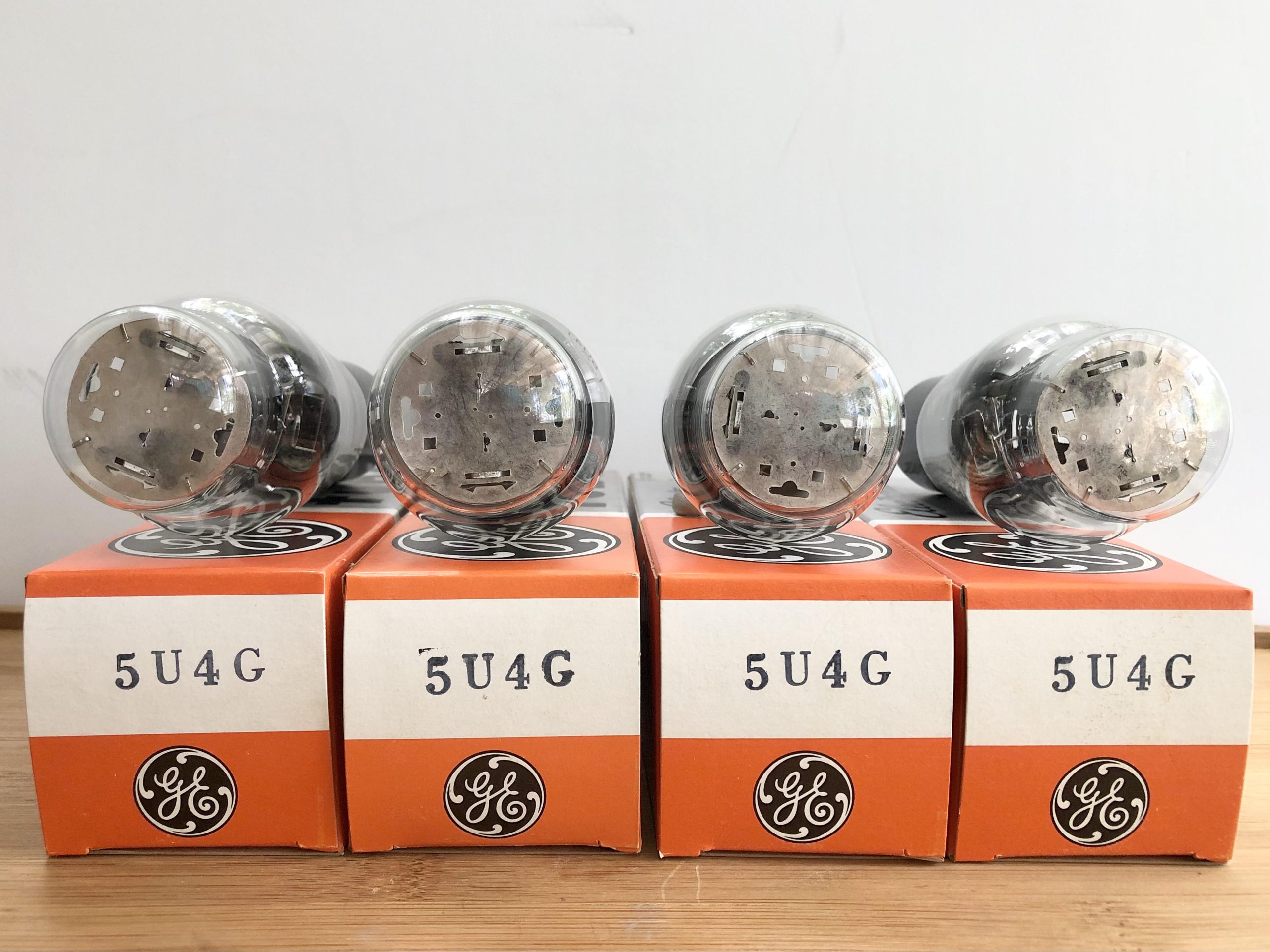 5U4-G General Electric Rectifier. Perfect 1950's D-Getter Units