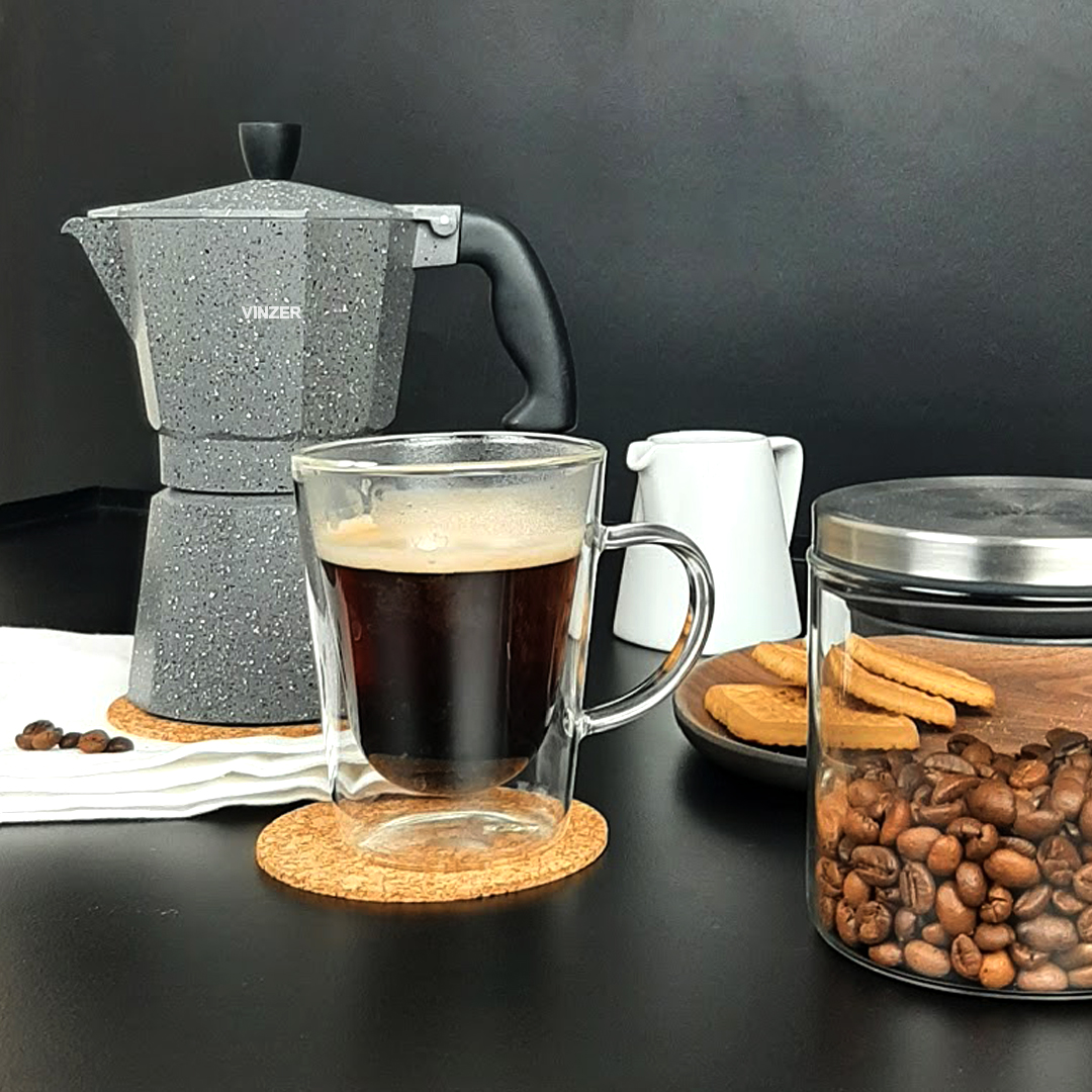 Geyser coffee maker MOKA GRANITO (50398) - Vinzer