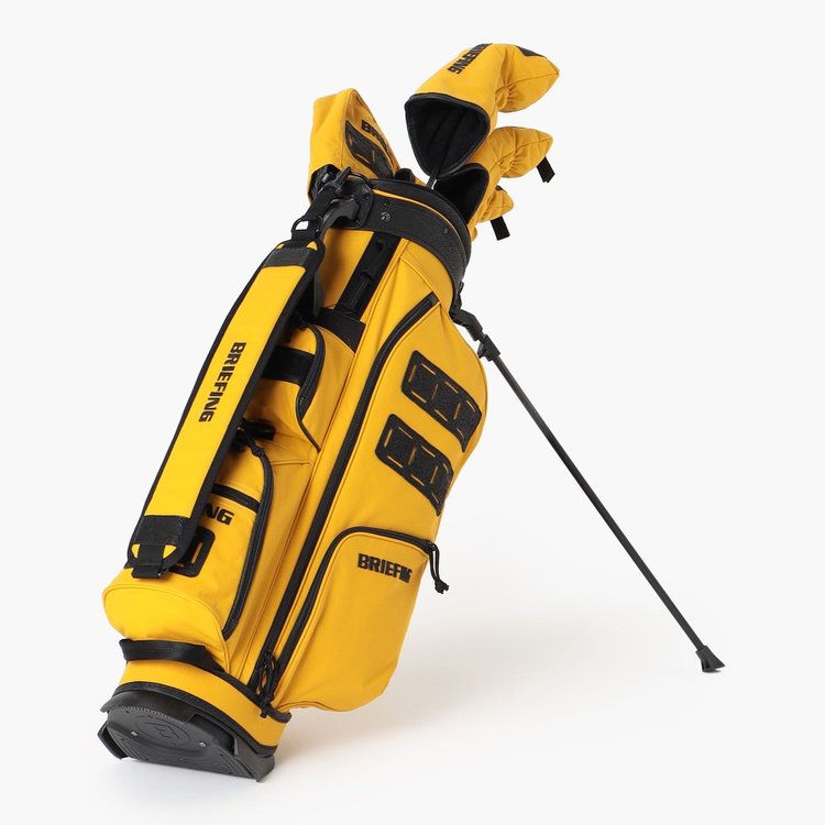 BRIEFING GOLF - CR-9 FD RIP | キャディバッグ | マスタード | ユニ