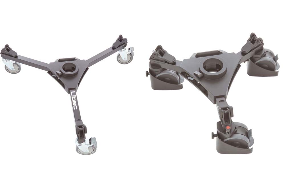 リーベック、三脚用ドリーの新商品『DL-8RB』『DL-10RB』『 DL-10RB