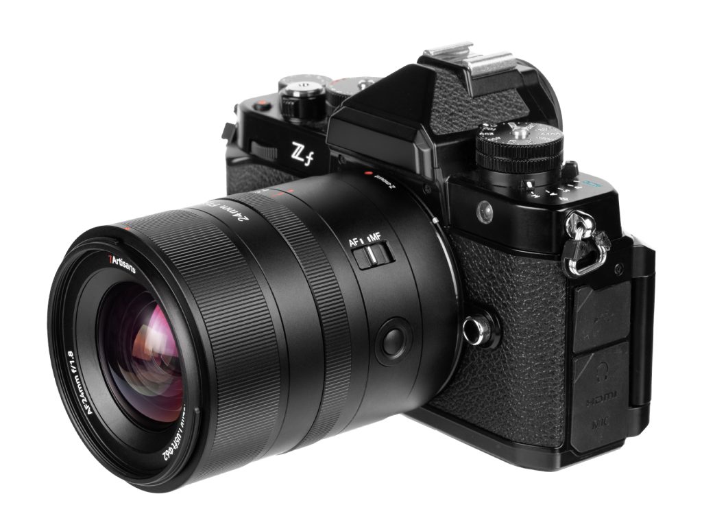 焦点工房、七工匠7Artisans の広角単焦点レンズ「24mm F1.8 AF」ニコン