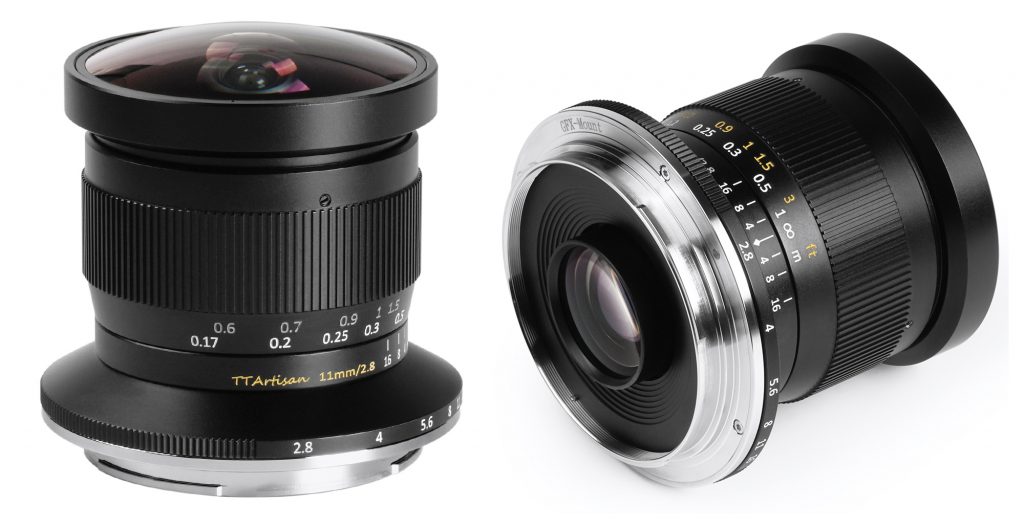 焦点工房、銘匠光学 のTTArtisan 11mm f/2.8 Fisheye 富士フイルムG