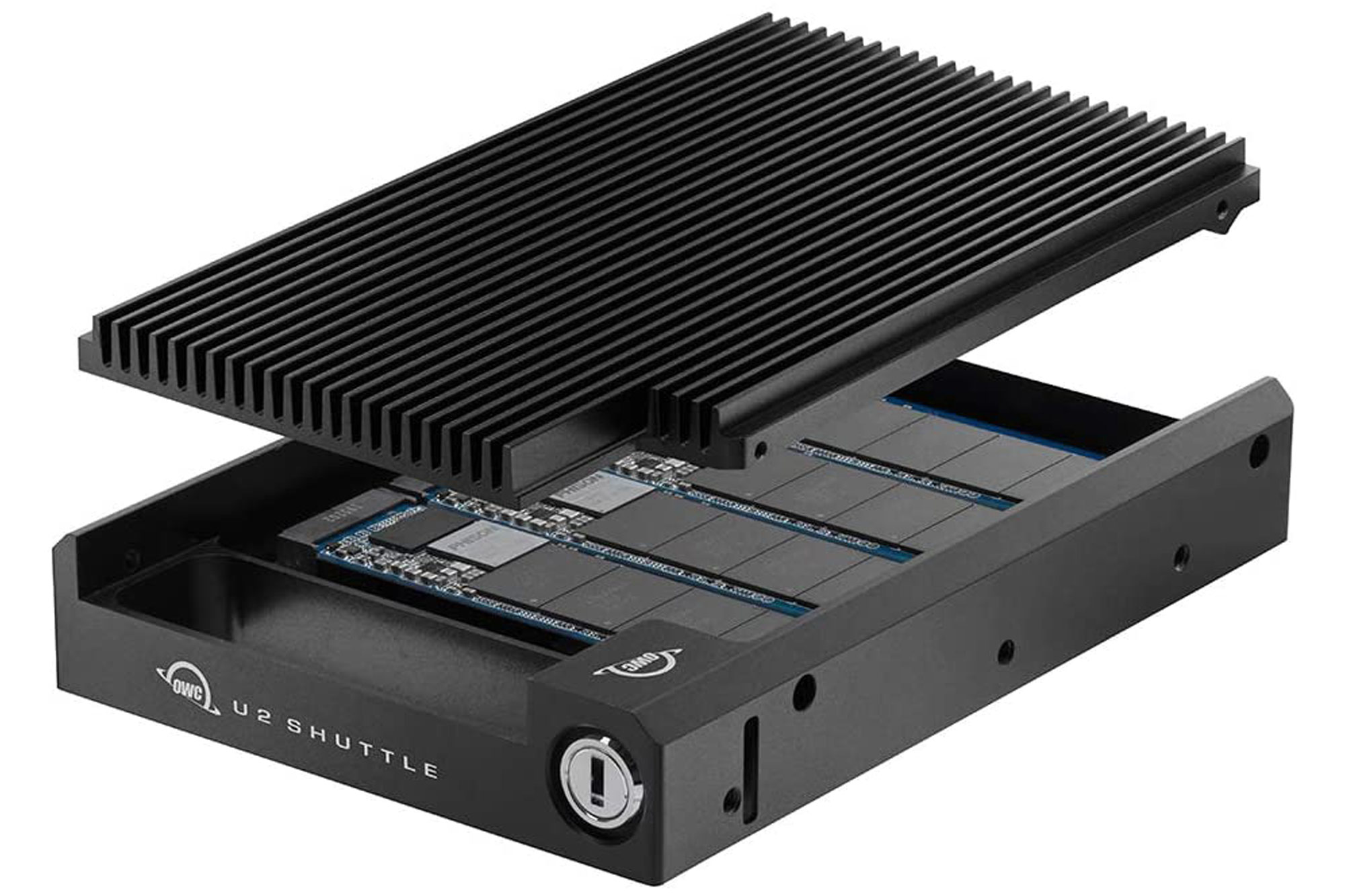 OWC、世界初3.5インチドライブに4枚のNVMe SSDを搭載できるOWC U2