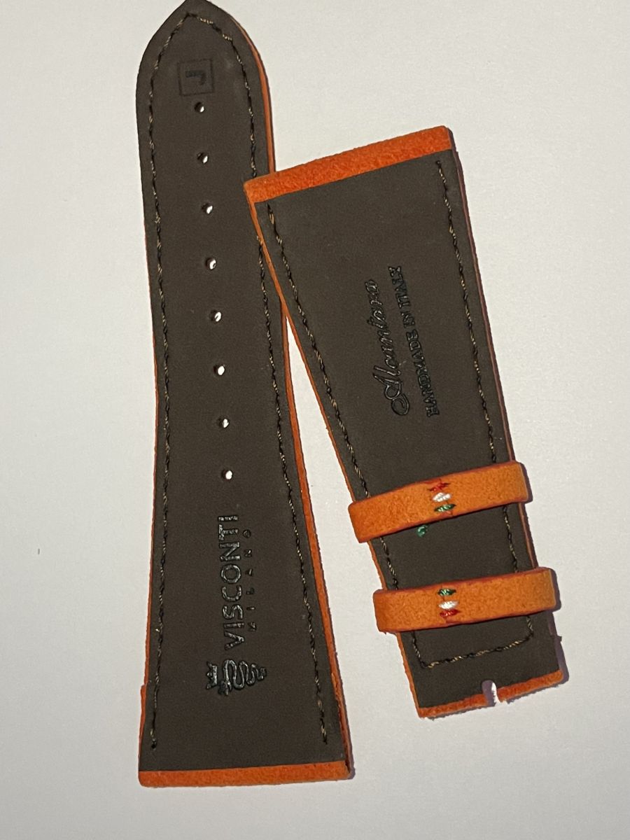 BVLGARI OCTO (102116): Replacement strap in Storm Orange Italian