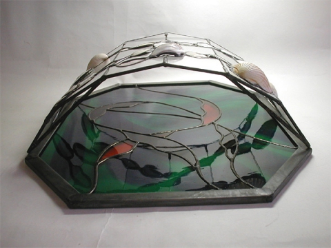 ステンドグラス・ビトロ Stained Glass Vitrail / No.31 深海パネル