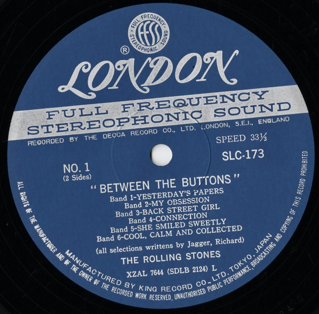Rolling Stones - Between The Buttons LP 1967 JPN London/King