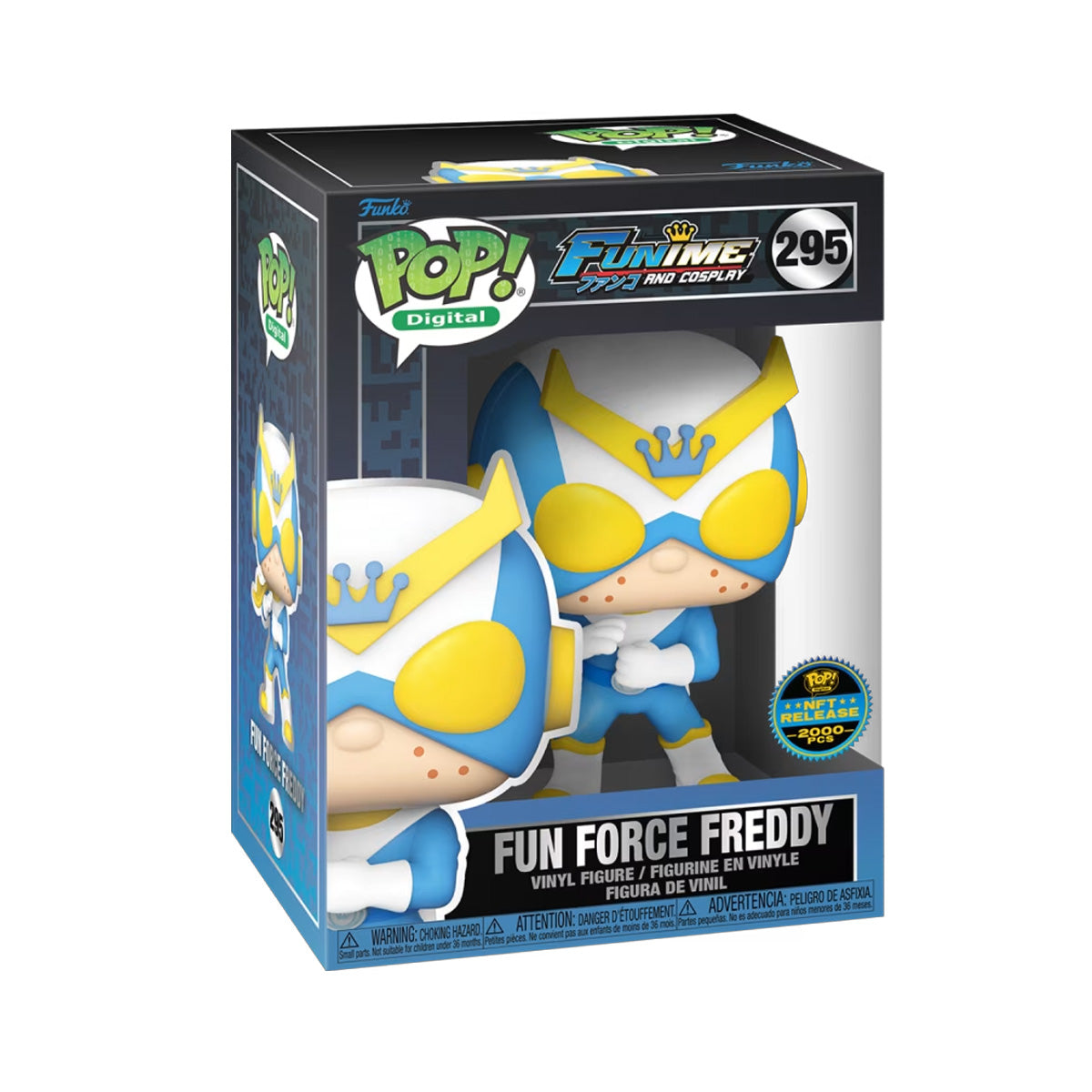 POP NFT: Funime Series - Fun Force Freddy (Popshield Included – vRare