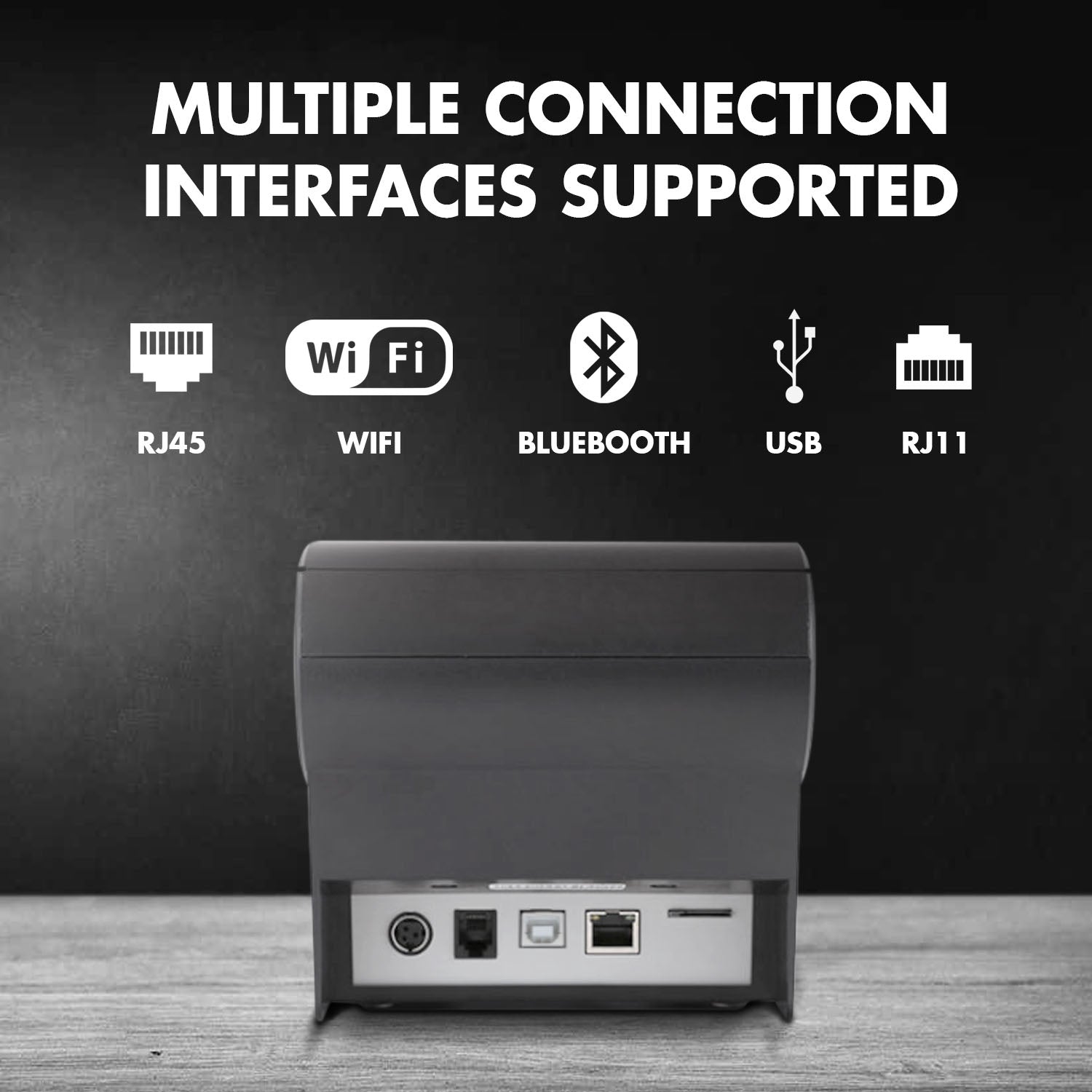 VZORA HS-C832ULWB (DoorDash Compatible) Thermal Receipt Printer, 80mm