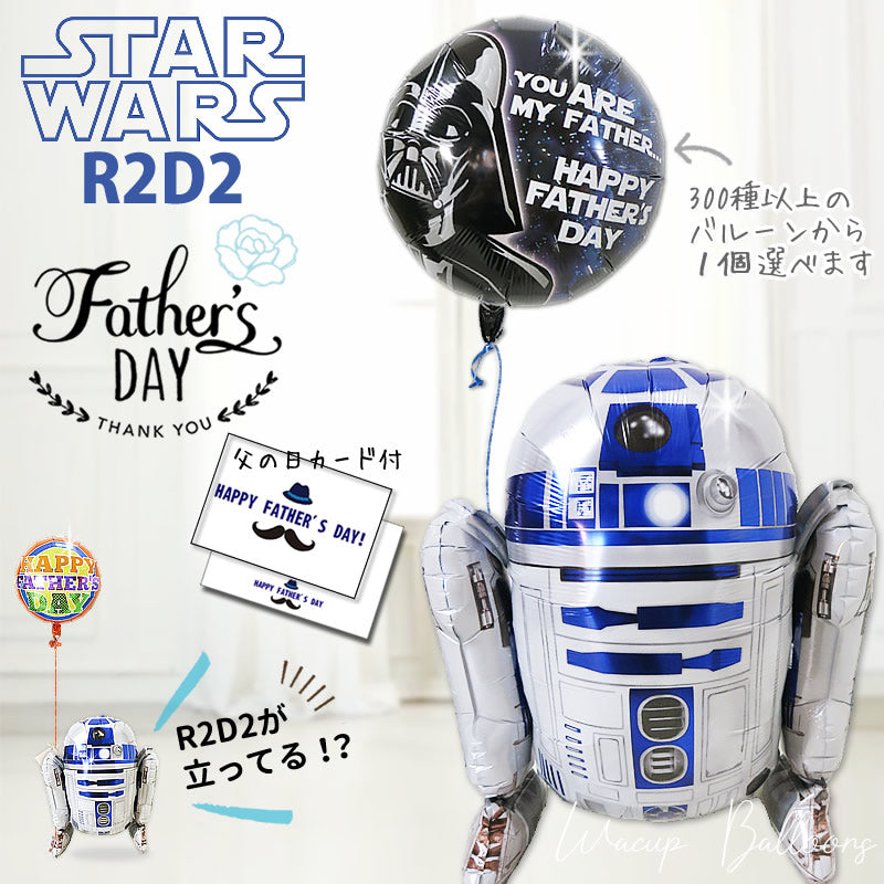 スターウォーズ(ダースベイダー・R2D2・C-3PO)バルーン電報一覧