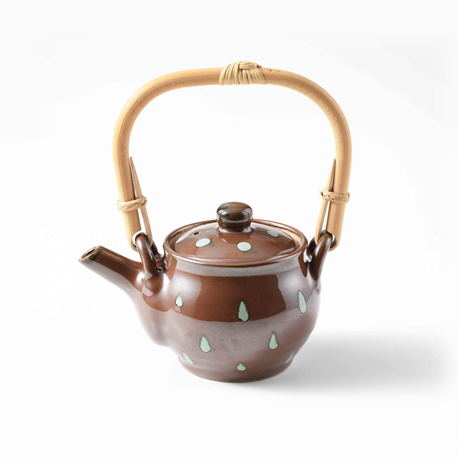 益子焼｜道祖土和田窯 Official Website】あずき・しずく 土瓶