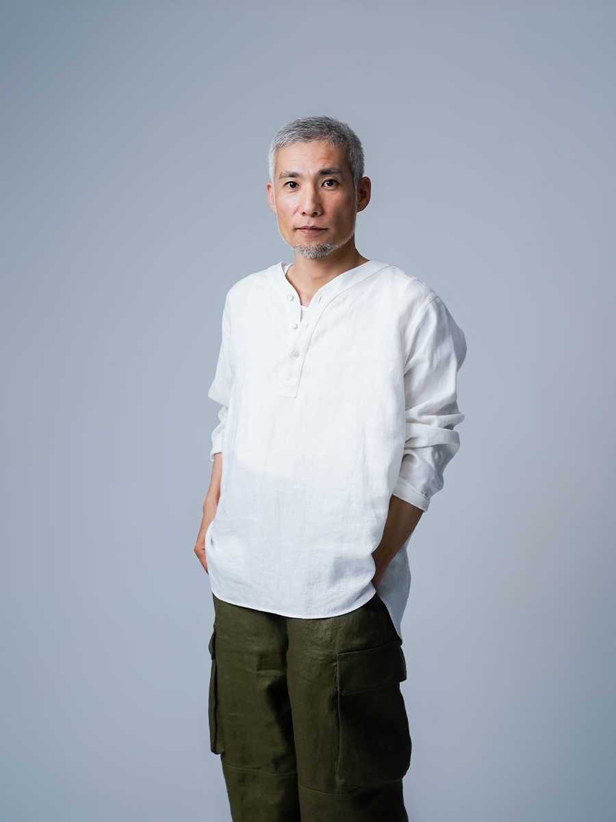 リネントップス】快適さ無制限 スリーピングシャツ ／ 白色 t030c-wht1