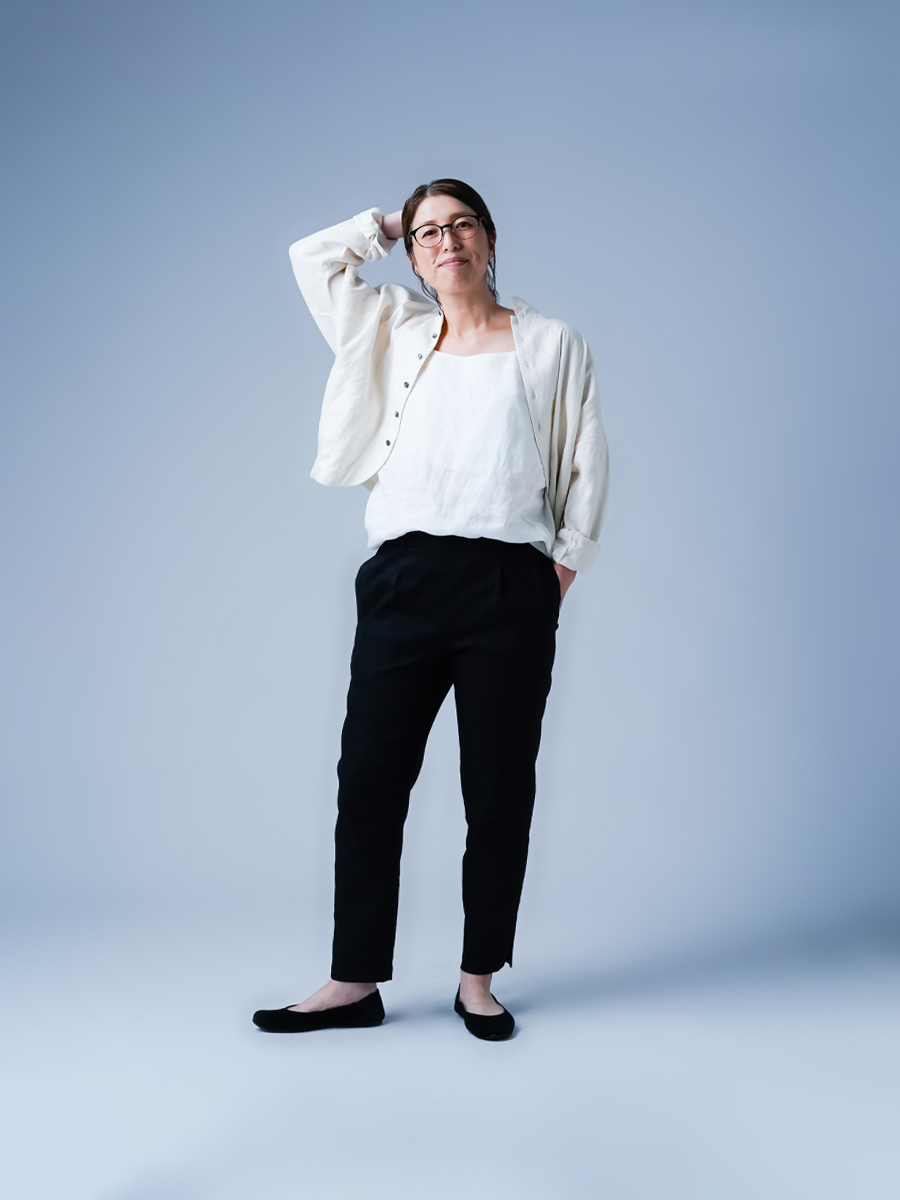 リネンキャミソール】下着をつけずに快適に過ごせる トッキノン