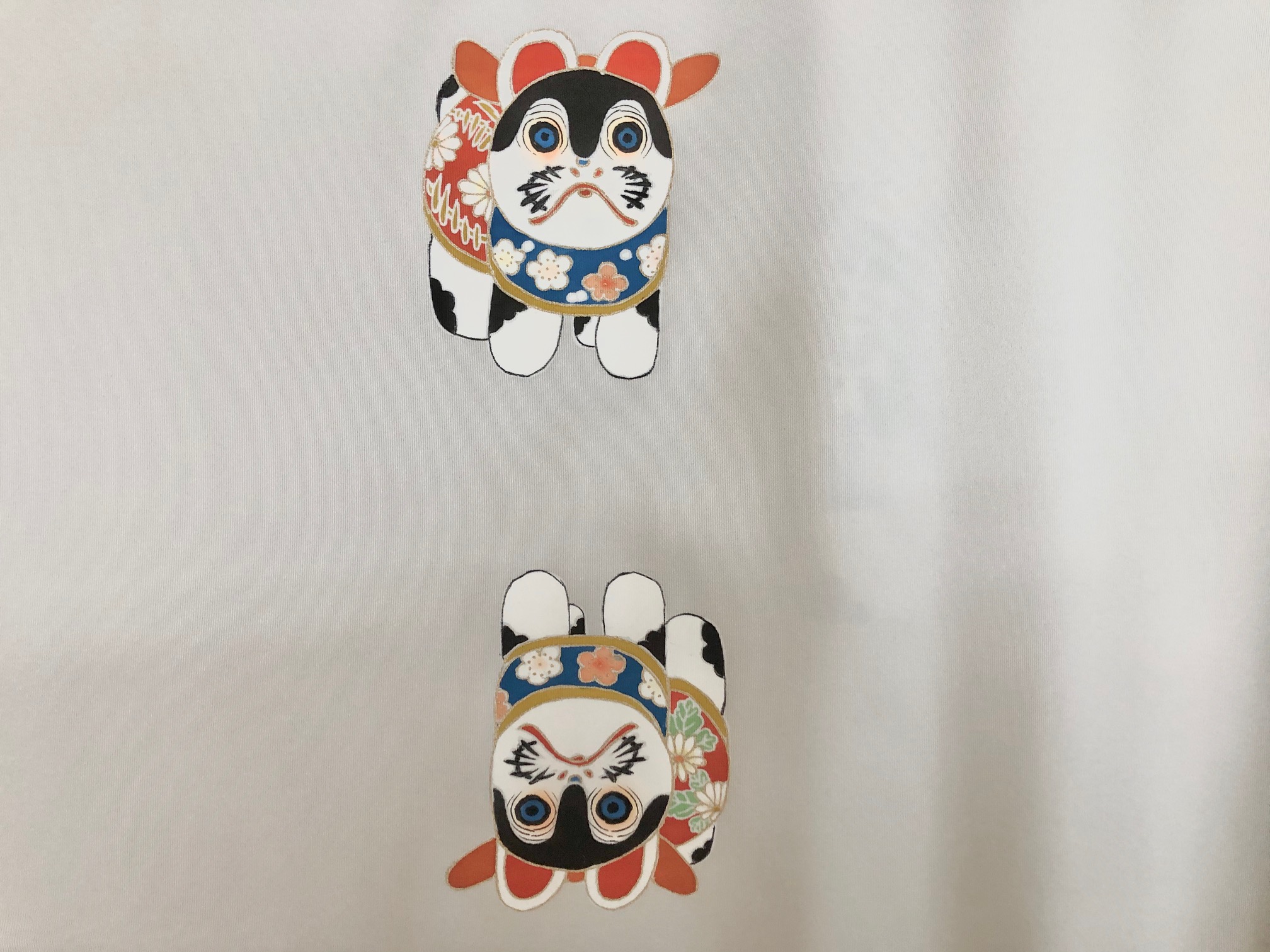 秋の季節にピッタリ！愛らしい犬張り子の柄遣いの名古屋帯をご紹介