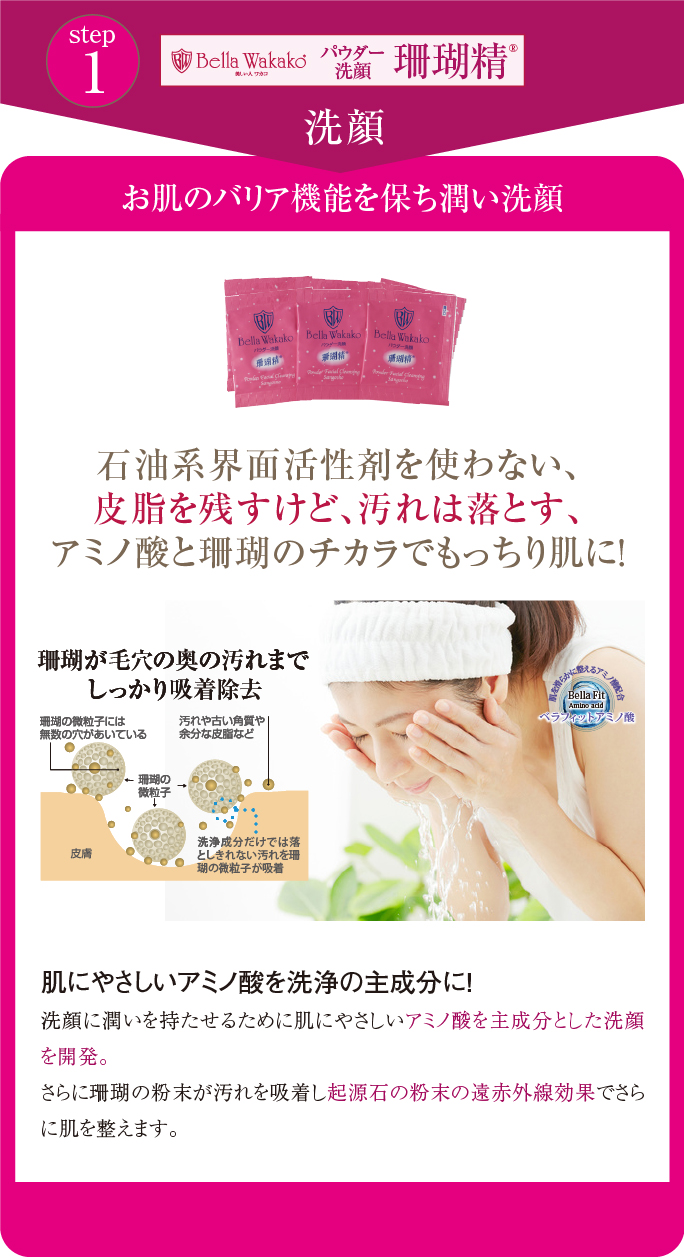 無添加化粧品のアミノ酸化粧品お試し3点セット「細胞物語」で肌細胞