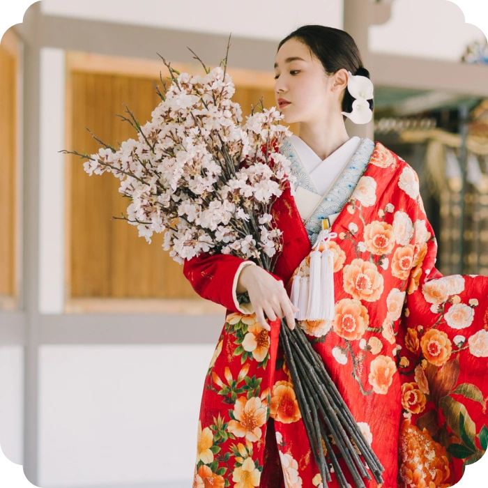 京都でご案内できる色打掛コレクション｜和婚スタイル｜累計実績10万組