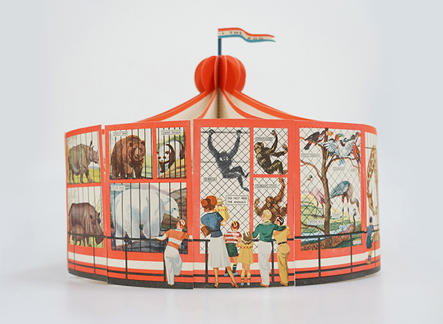 しかけ絵本 ZOO BOOK‐TOY | わらべ館 [童謡・唱歌とおもちゃの