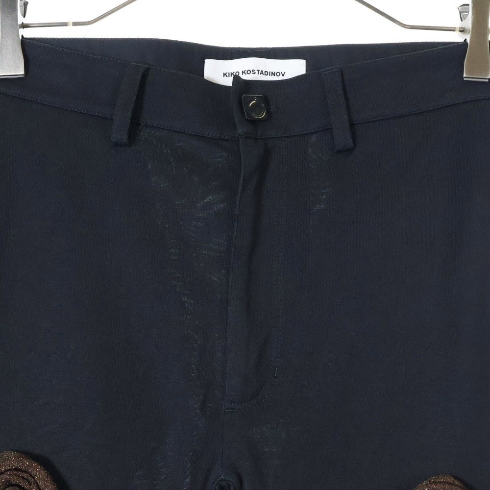 KIKO KOSTADINOV(キココスタディノフ) 24SS DEULTUM TROUSER JET BLACK