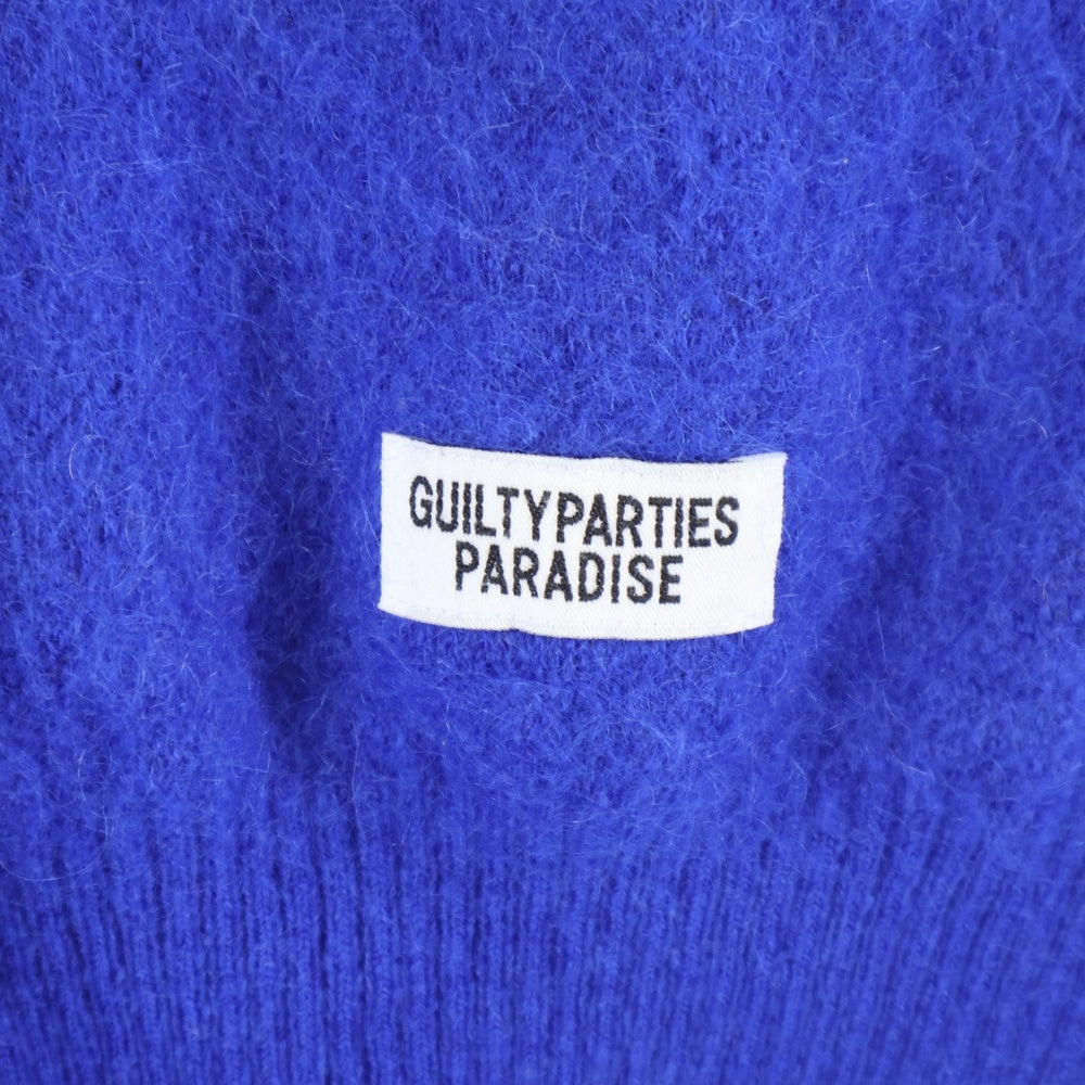 WACKO MARIA(ワコマリア) 23AW LOGO MOHAIR KNIT JACQUARD SWEATER