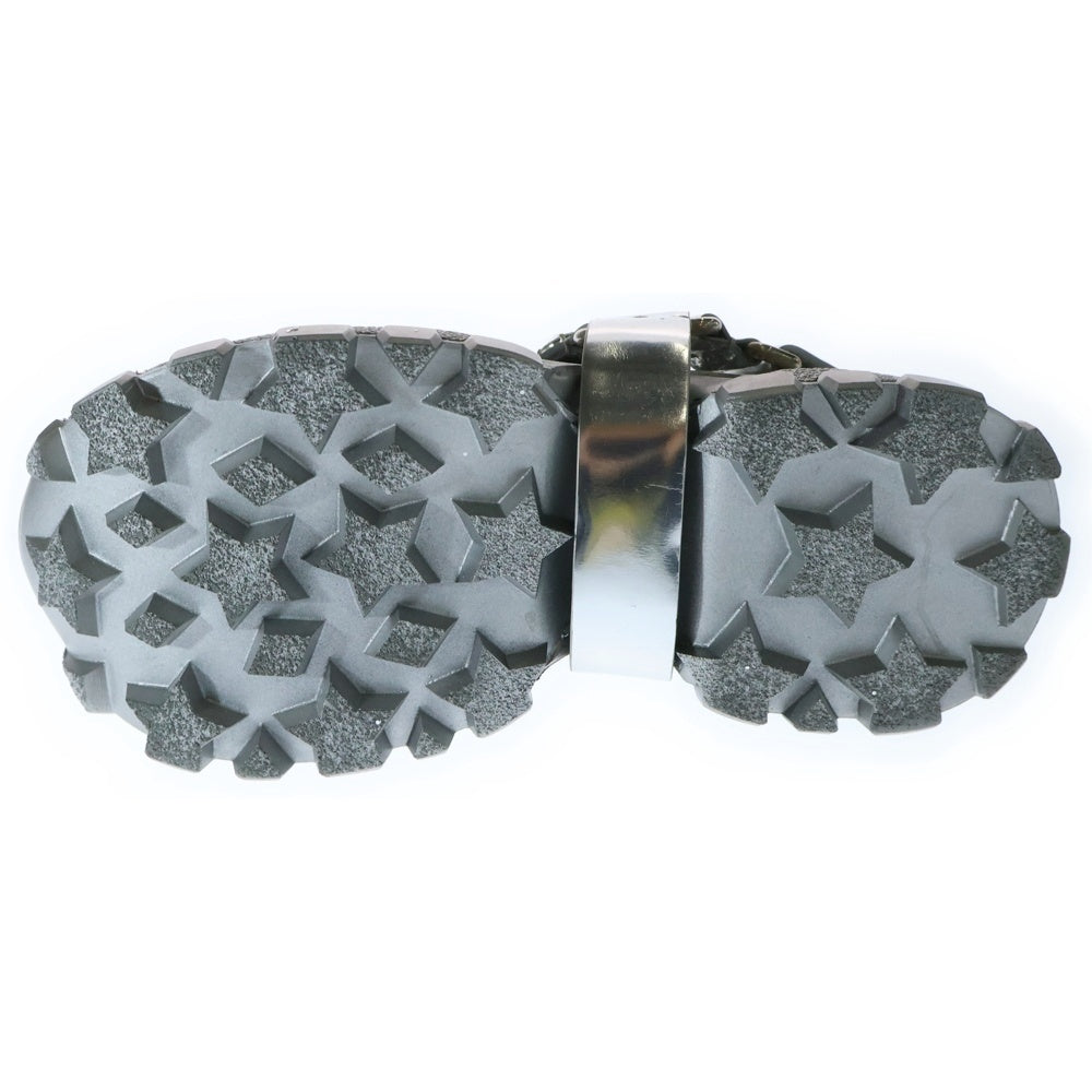 miumiu(ミュウミュウ) ラメグリッター ビジュー装飾 ハーネス レザー