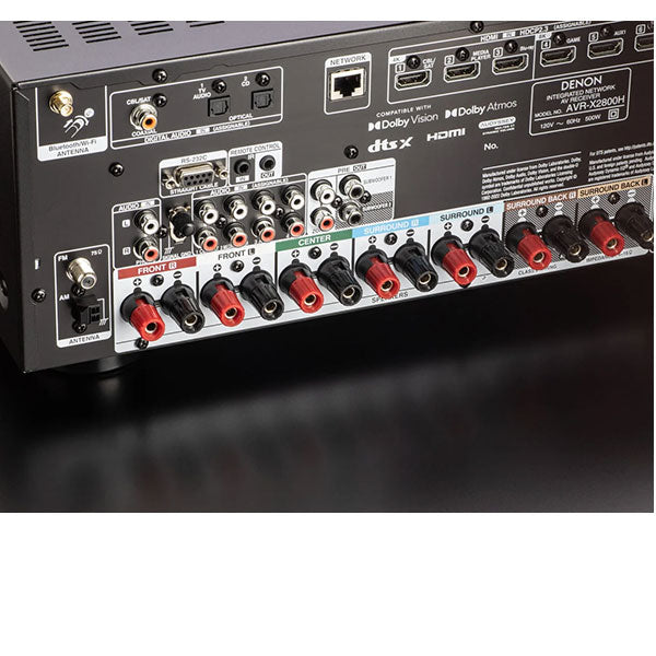 Denon AVR-X2800H - 7.2 Ch. 95W 8K AV Receiver with HEOS® Built-in