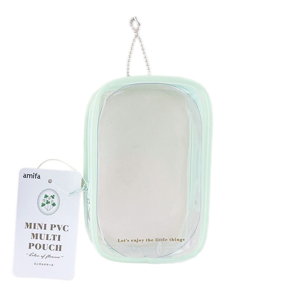 まとめ買い】ぬいぐるみポーチ クリア ミニマルチケース Color of