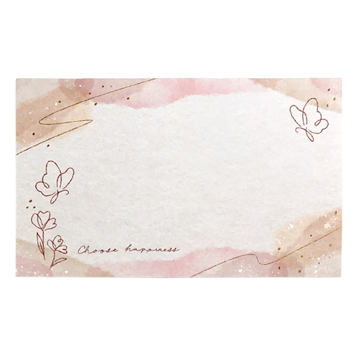 まとめ買い】ミニメッセージカード 30枚 線画水彩0936/367584 | ワッツ