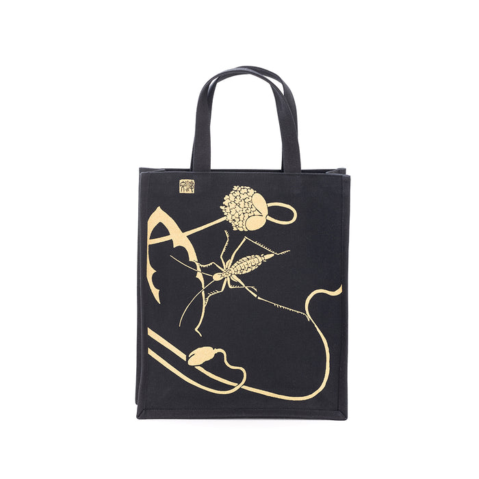 トートバッグ 縦型 けし — 渡文オンラインショップ